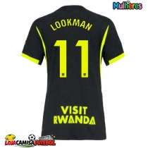 Camisa de Futebol Atletico Madrid Ademola Lookman #11 Equipamento Secundário Mulheres 2026-27 Manga Curta